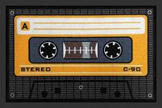 Paillasson cassette Cassette Orange
