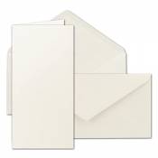 Paper24 Lot de 150 cartes d'invitation vierges avec