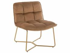 Paris prix - fauteuil lounge design "pierre" 85cm marron