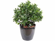 Plante artificielle haute gamme spécial extérieur / peperomia artificiel vert - dim : 60 x 55 cm -pegane-