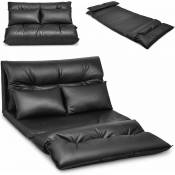 RELAX4LIFE Chauffeuse 2 Personnes Pliable en PU Cuir