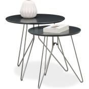 Relaxdays Table console table d'appoint canapé table