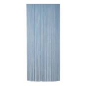 Rideau fil de porte en polyester - Bleu