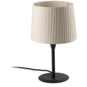 Samba Lampe mini table noire/enrubannée beige 64317-35