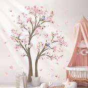 Sticker mural Grand arbre de fleurs de cerisier Sticker