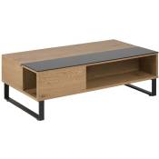 Table basse plateau relevable bois ela - wood