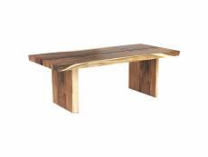 Table rectangulaire tanah 8 personnes en bois 220 cm