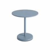 Table ronde Linear Café / Ø 70 cm - Acier - Muuto bleu en métal
