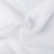 Tissu voile doux et uni - Blanc - 3m