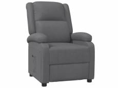 Vidaxl fauteuil inclinable anthracite similicuir 322439