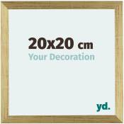 Your Decoration - 20x20 cm - Cadres Photo en mdf Avec Verre acrylique - Anti-Reflet - Excellente Qualité - Or Brillant - Cadre Decoration Murale
