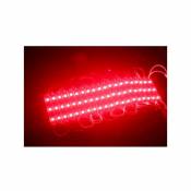 20-Piece Module 3 Led Smd 5050 5630 Cold Warm Blue Red Green Rgb Ip65 -red -smd 5050 - Rosso