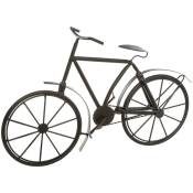 Atmosphera - Bicyclette Loft noir H27cm créateur d'intérieur - Noir