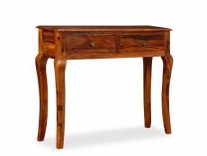 Buffet bahut armoire console meuble de rangement bois massif de sesham 90 cm helloshop26 4402187