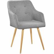Chaise style scandinave TANJA gris