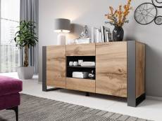 Commode de rangement meuble universel wotan 138x83x38cm