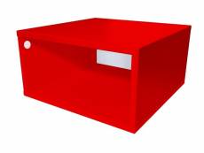 Cube de rangement bois 50x50 cm 50x50 rouge CUBE50-Red