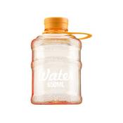 Ensoleille - Mini seau créatif Simple, tasse d'eau pour étudiant, seau en plastique(orange)