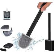 Galozzoit - Brosse wc tpr Silicone et Support, Brosse