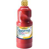 Giotto - Flacon de 1L de gouache liquide lavable school paint rouge - rouge