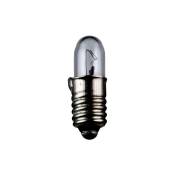 goobay Ampoule Tubulaire, 0,6 W culot E5,5, 12 V (DC), 50 mA, 10 pièces (9079)