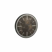 Horloge mappemonde 80 cm noir et doré