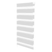 Idmarket - Store enrouleur zébré jour nuit 60 x 170 cm blanc - Blanc