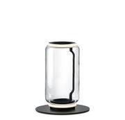 Lampe à poser Noctambule Cylindre n°1 / LED - Ø 25 x H 50 cm - Flos transparent en verre