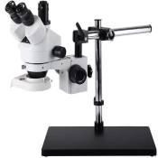 Microscope Stéréo 16MP 7X - 45X Zoom Grossissement 56-LED Anneau Lumiere Jmax