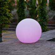 Moovere - Boule lumineuse 60 solaire+batterie rechargeable