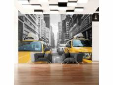 Papier peint intissé ville et architecture new york taxi taille 200 x 140 cm PD14987-200-140