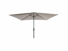 Parasol rectangle grege inclinable 2x3m