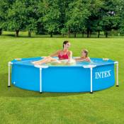 Petite piscine en tube rond INTEX - Bleu - d 2.44 x 0.51 m