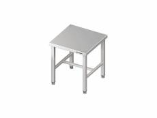Support table inox - 400 x 400 à 600 x 600 mm - stalgast