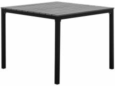 Table en aluminium gris 95 x 95 cm prato 153506