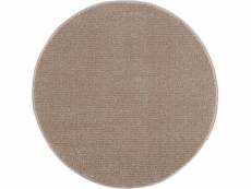 Tara - tapis rond uni beige à relief linéaire 200x200cm fancy-900-beige-200x200rund