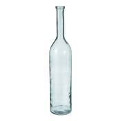 Vase bouteille en verre recyclé H100