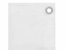 Vidaxl écran de balcon blanc 90x600 cm tissu oxford