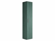 Armoire de rangement de pluto hauteur 150cm vert bois - meuble de rangement haut placard armoire colonne