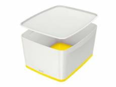 Boîte de rangement leitz mybox wow grand jaune avec