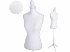 Buste de couture mannequin femme déco vitrine blanc dec04055