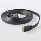 Câble HDMI Mâle / Mâle coudé 4K noir Blyss 5 m