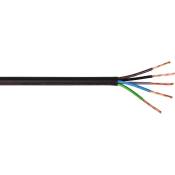 Câble rigide industriel U1000 R2V noir - 5G10 mm²
