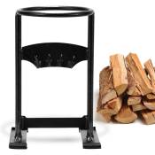 Fendeuse à bois manuelle avec marteau et sac Fendeur Bois en Acier Fendeur de bois de chauffage manuel Fendeur de bûches Φ18cm - Noir - Einfeben