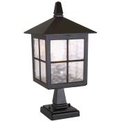 Lampe d'extérieur lampe de jardin H 41 cm noir 1 flamme lampadaire douille lampe