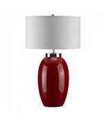 Lampe de table Victor rouge 70 Cm