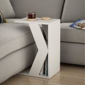 Naze C Table d'appoint Blanche - Table basse