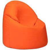 Pouf enfant pour Intérieur et extérieur, pouf fauteuil et pouf gaming pour Enfants, Orange - Ready Steady Bed