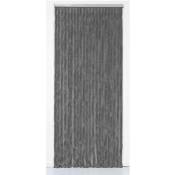 Rideau chenille gris foncé uni Werka Pro 90 x 220 cm - Gris