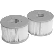 Sweeek - Lot de 2 cartouches filtrantes pour spas mspa 10.6 cm - compatible avec spa 2020 - 2 Cartouches filtrantes de remplacement pour spa
